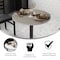 Flash Furniture Glenbrook 30in. Round Table Top w/White or Gray Reversible Laminate Top XU-RD-30-WHGY-GG - alternate 6
